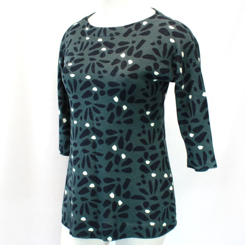 Anhropologie Field Flower Soft Warm Sweater Top Cotton/Viscose/Silk Medium